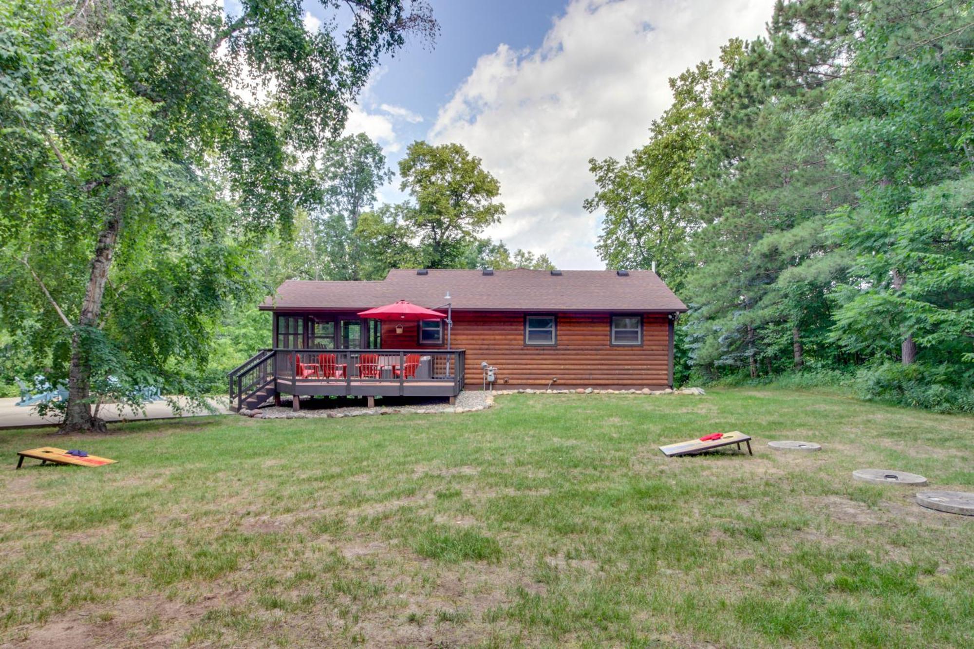 Beautiful Breezy Point Home With Beach And Dock! Pequot Lakes エクステリア 写真